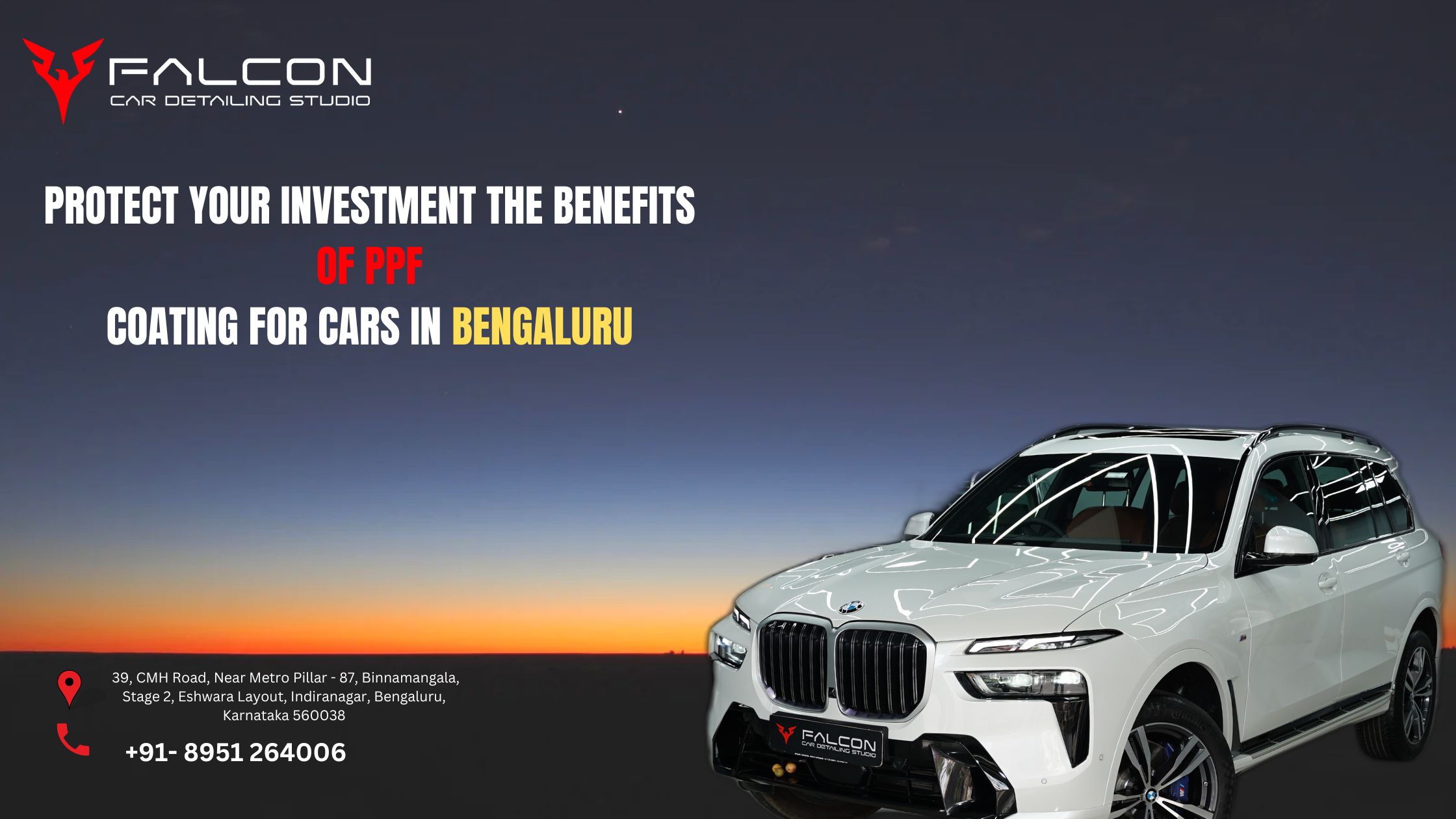 Paint Protection Film and Ceramic Coating in Bangalore: Falcon Car Detailing Studio