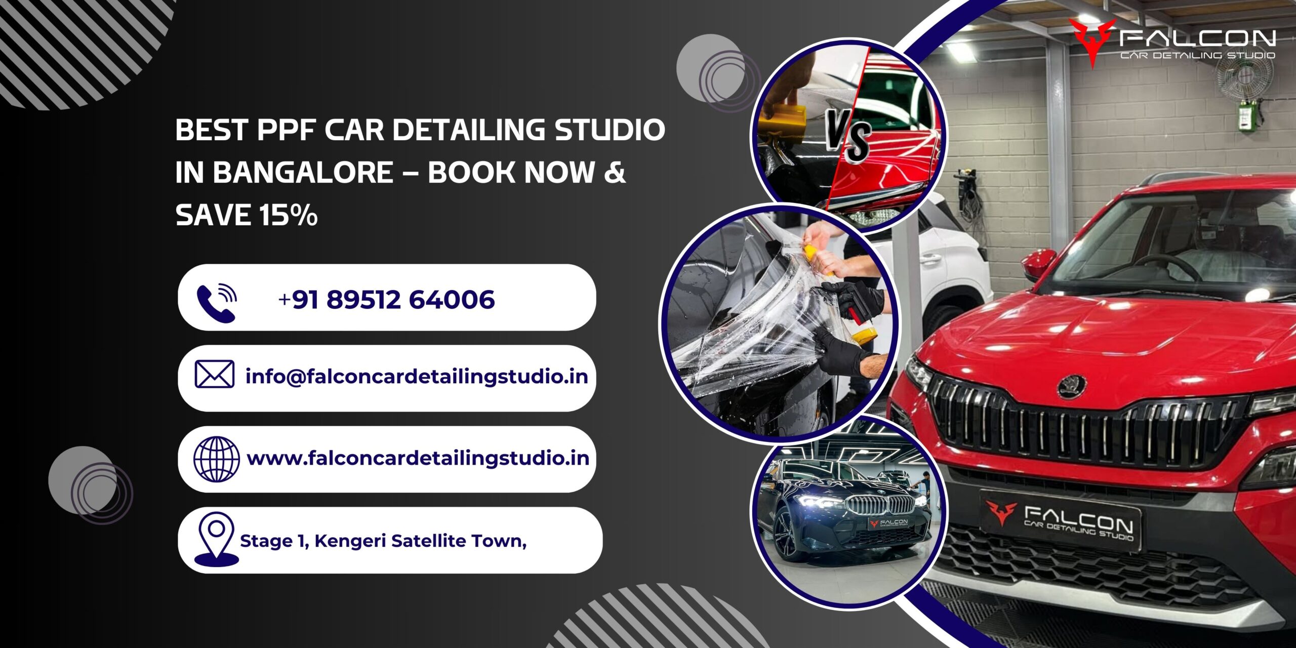 Best Car PPF Services in Kengeri Bangalore – Falcon Car Detailing Studio