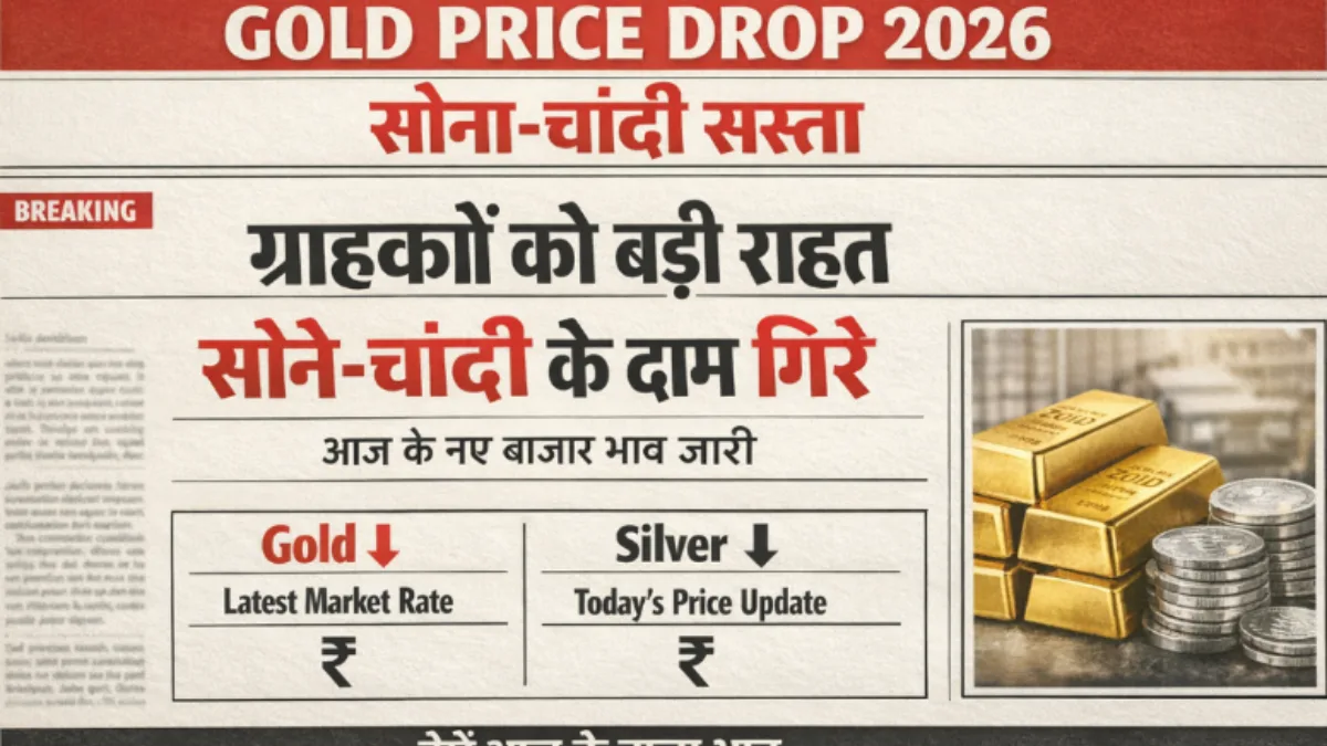 Gold Price Drop 2026